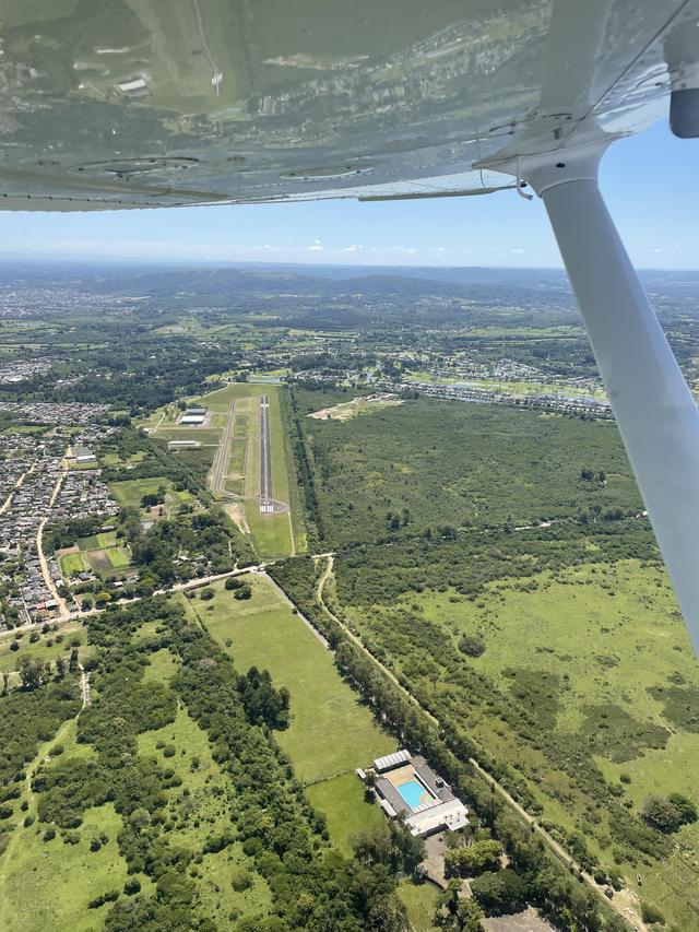 Vista aérea do Aeroclube do RS